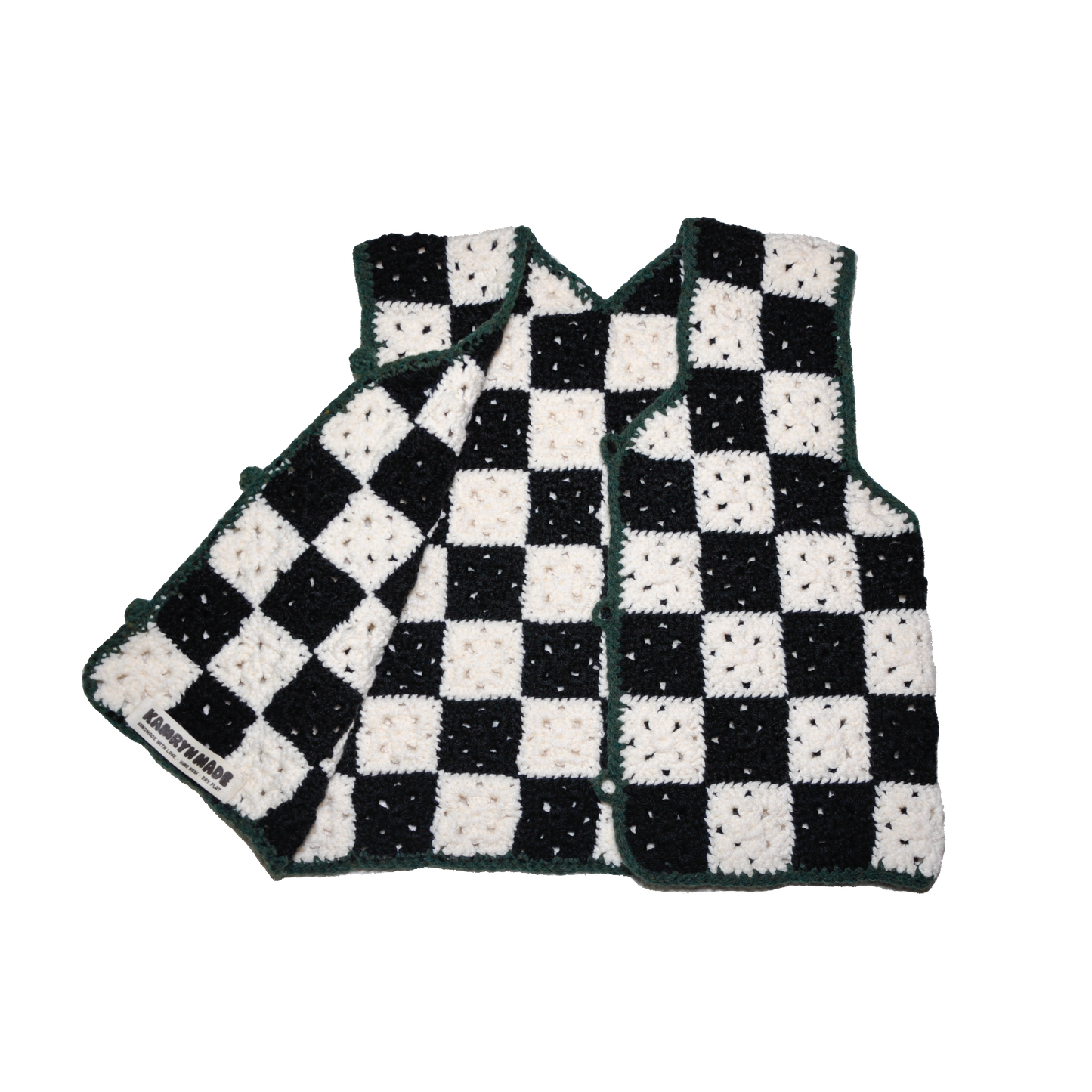 Checker Cardigan