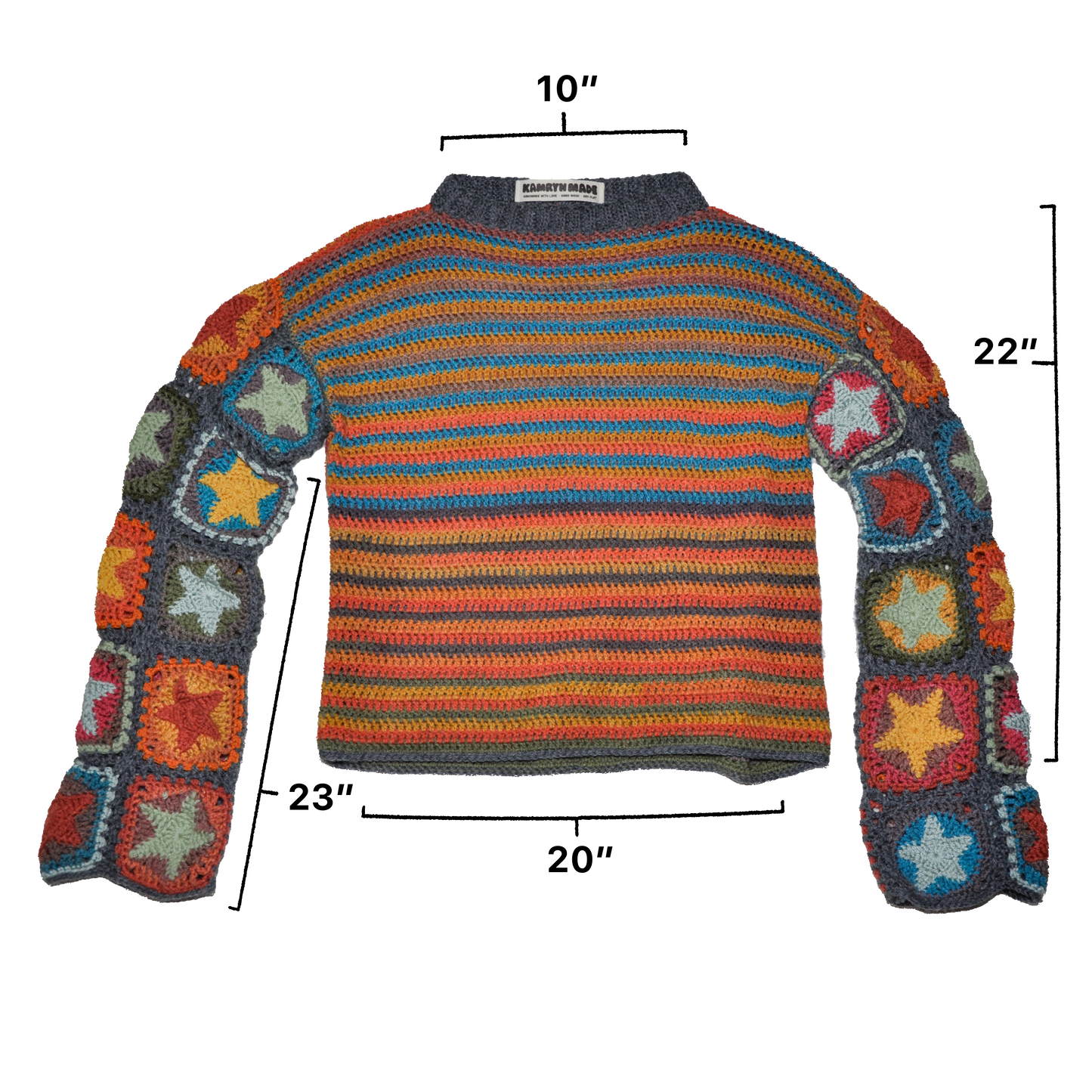 Star Sleeve Sweater
