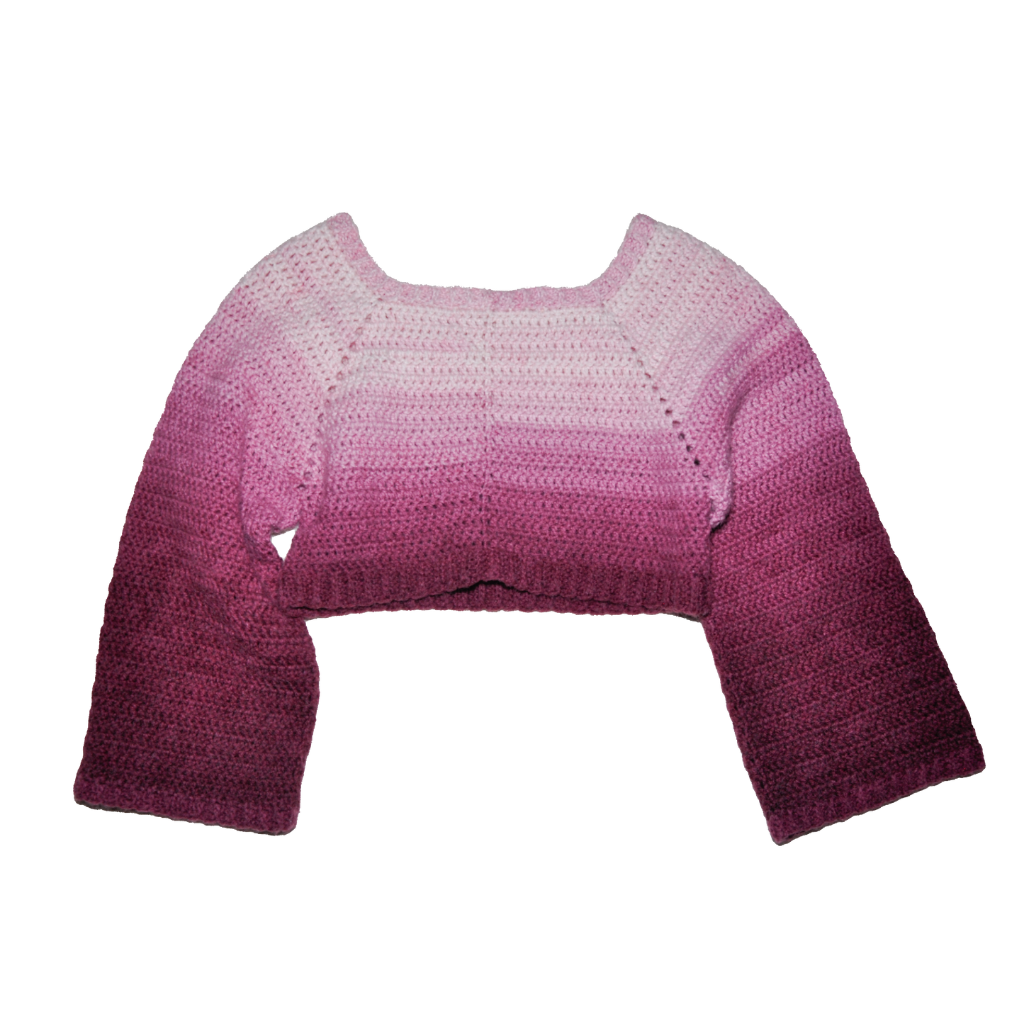 Gradient Crop Sweater