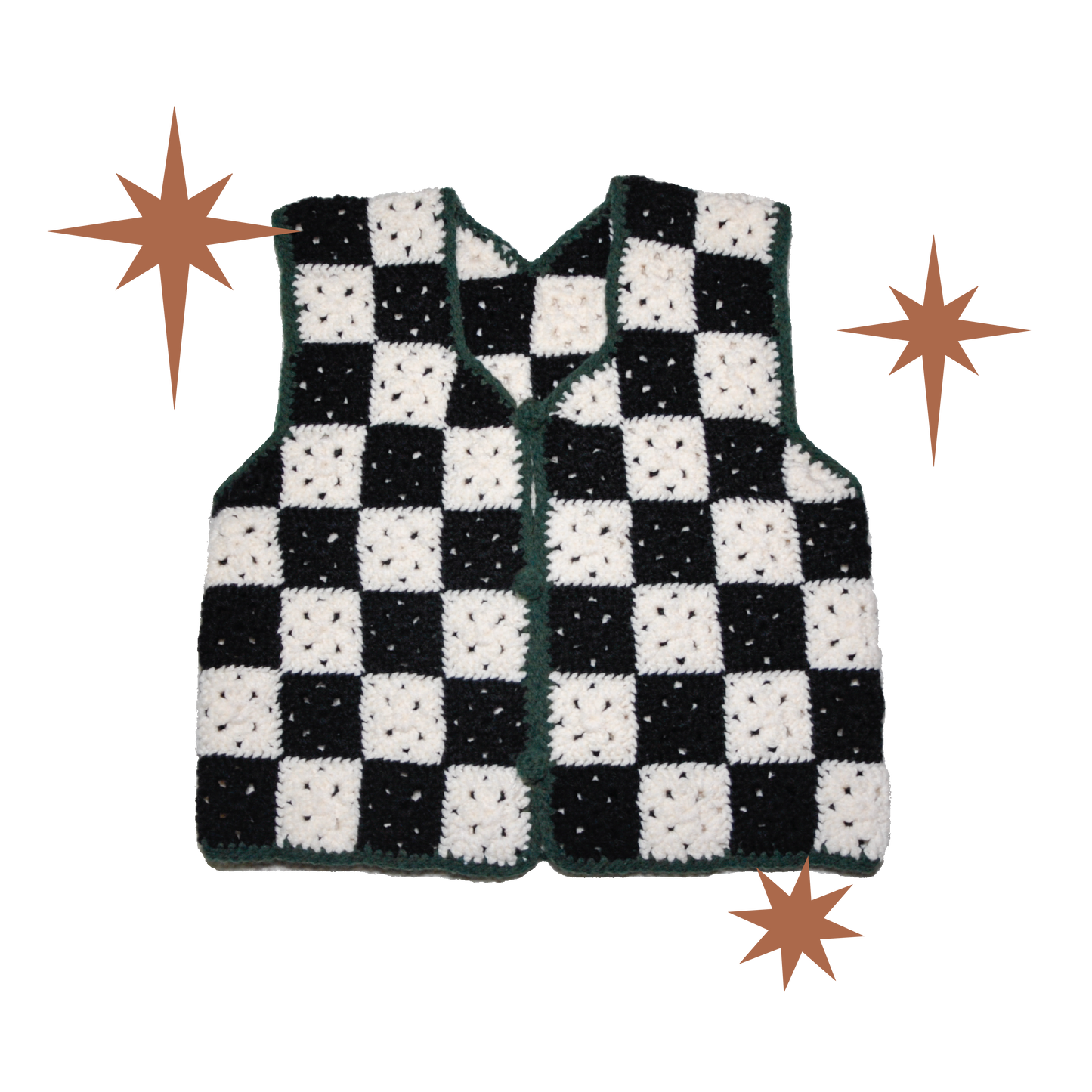 Checker Cardigan