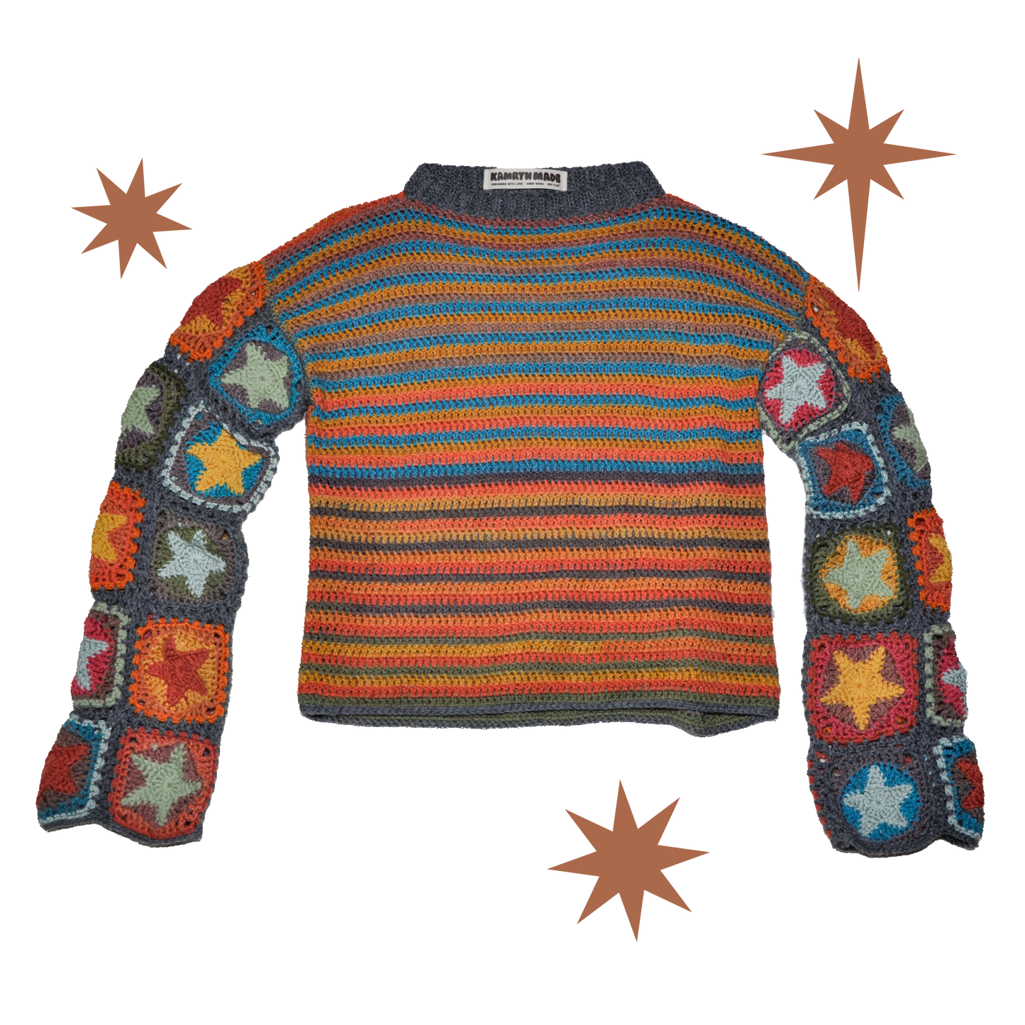 Star Sleeve Sweater