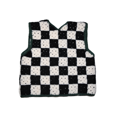Checker Cardigan