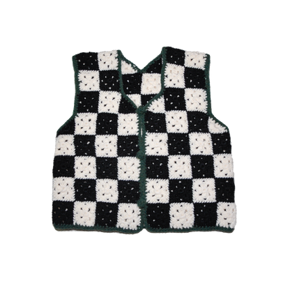 Checker Cardigan