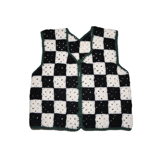 Checker Cardigan