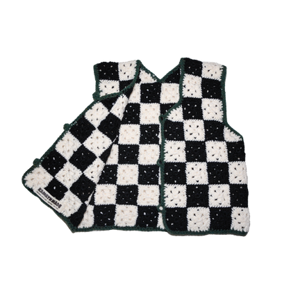 Checker Cardigan