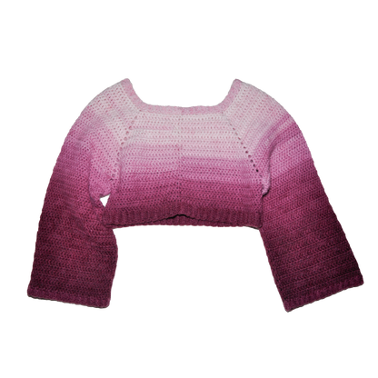 Gradient Crop Sweater