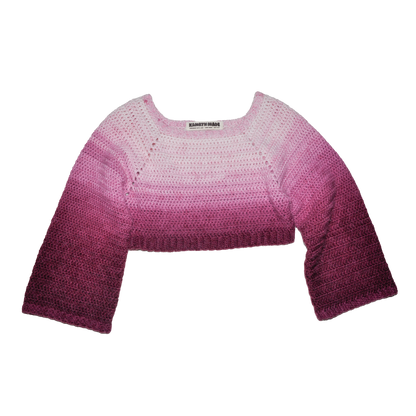 Gradient Crop Sweater