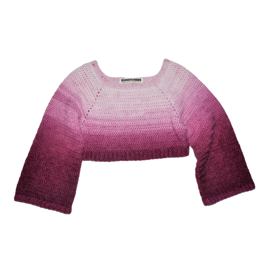 Gradient Crop Sweater