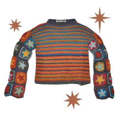 Star Sleeve Sweater