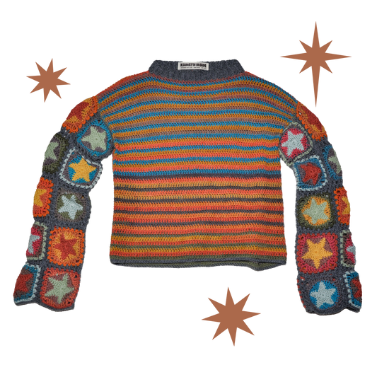 Star Sleeve Sweater